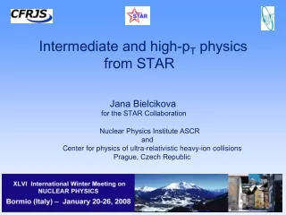 Intermediate and high-p T  physics from STAR