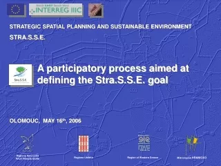 STRATEGIC SPATIAL PLANNING AND SUSTAINABLE ENVIRONMENT STRA.S.S.E.