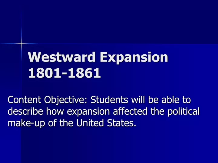 westward expansion 1801 1861