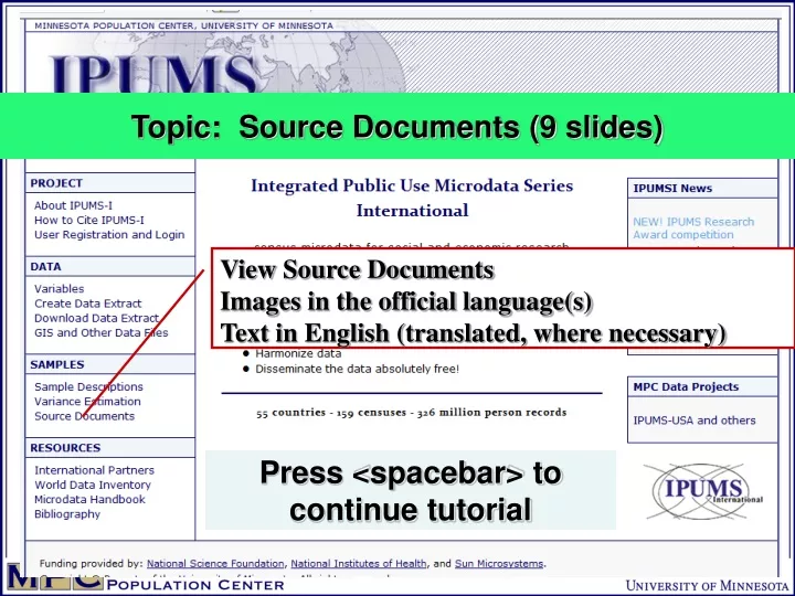 topic source documents 9 slides