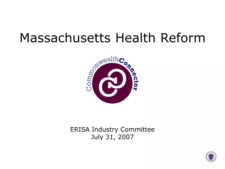 massachusetts health reform