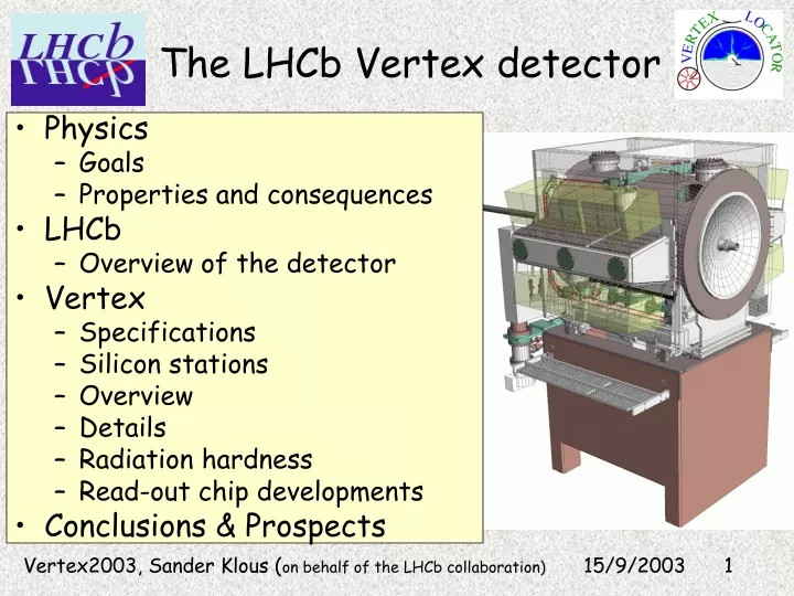 the lhcb vertex detector