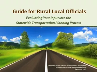 Guide for Rural Local Officials
