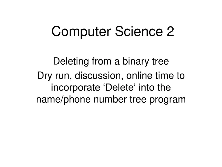 computer science 2