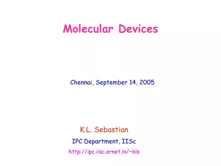 molecular devices