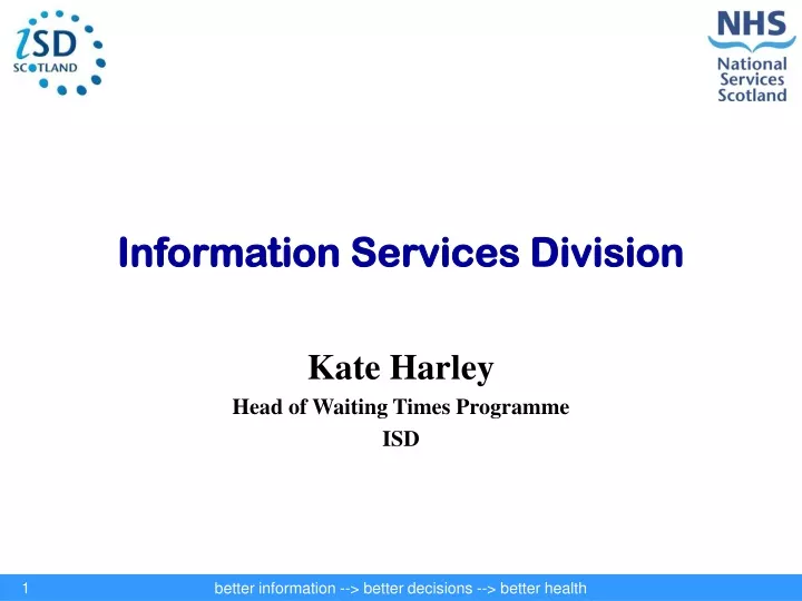 information services division