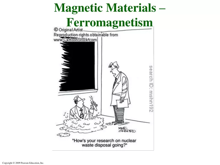 magnetic materials ferromagnetism