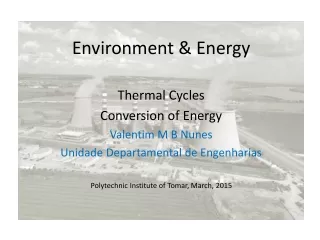 Environment &amp; Energy