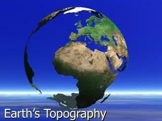 Earth’s Topography