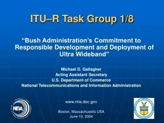 ITU–R Task Group 1/8