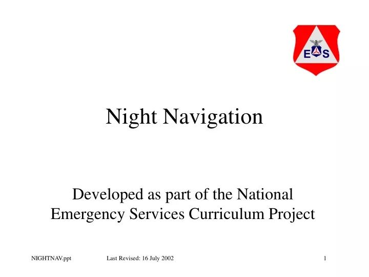 night navigation