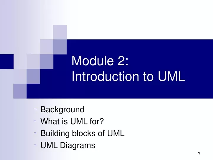 module 2 introduction to uml