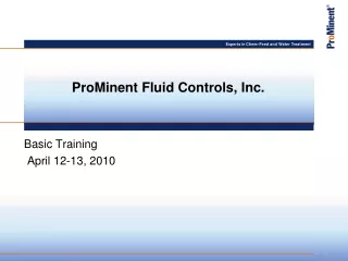 ProMinent Fluid Controls, Inc.