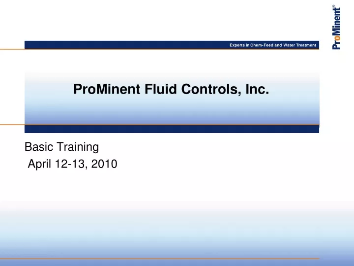 prominent fluid controls inc