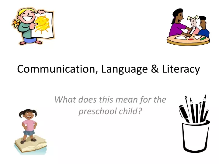 communication language literacy