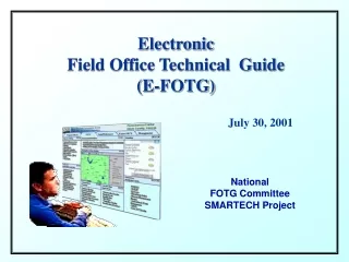 Electronic  Field Office Technical  Guide  (E-FOTG)