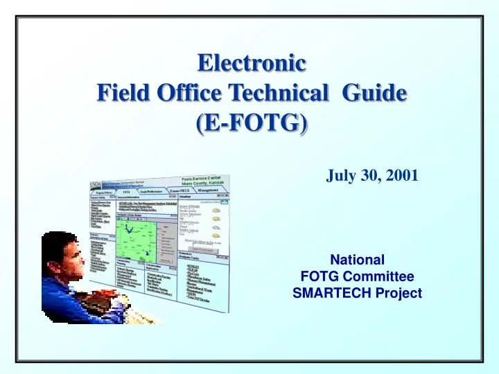 electronic field office technical guide e fotg