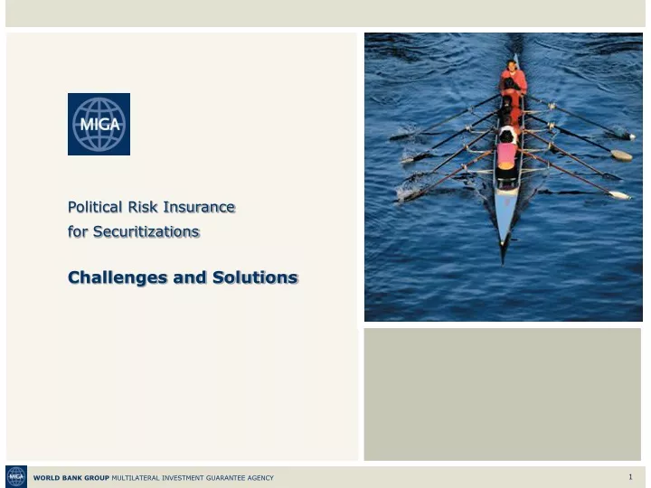 political risk insurance for securitizations