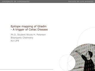 Epitope mapping of Gliadin  - A trigger of Celiac Disease
