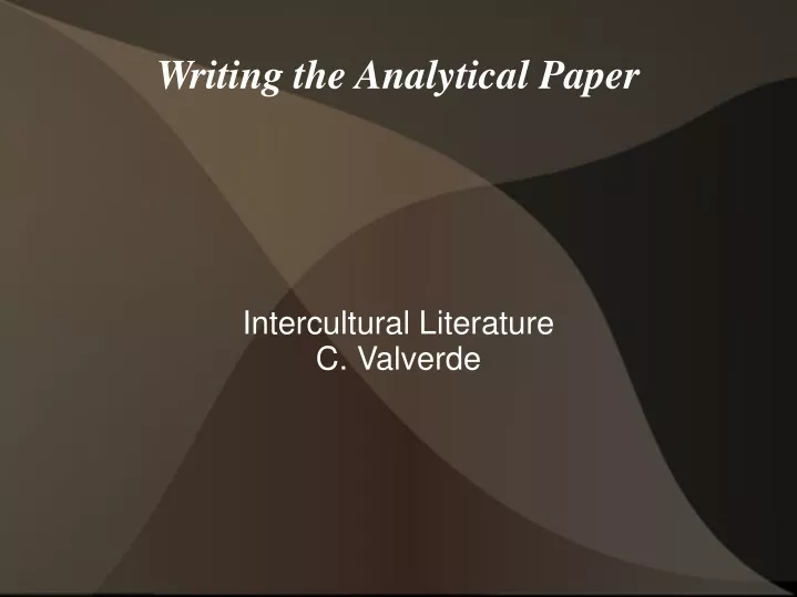 intercultural literature c valverde