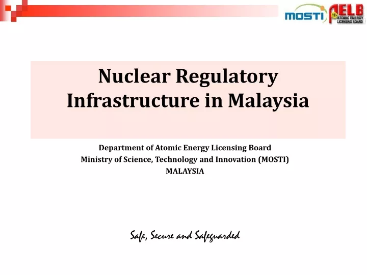 nuclear energy regulatory policy in malaysia