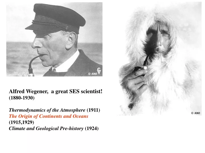 alfred wegener a great ses scientist 1880 1930