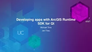 Developing apps with ArcGIS Runtime SDK for Qt