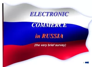 ELECTRONIC COMMERCE in RUSSIA