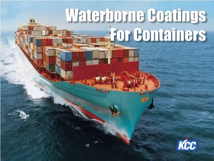 waterborne coatings for containers