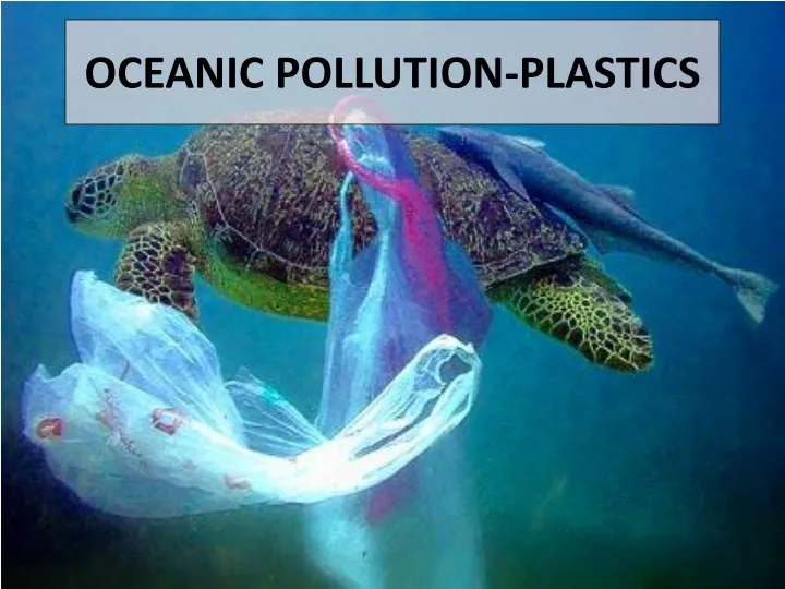 oceanic pollution plastics