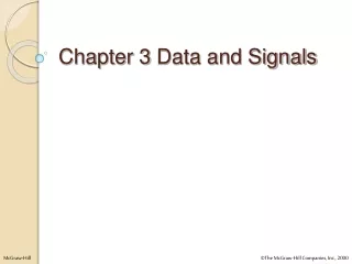 Chapter 3  Data and Signals