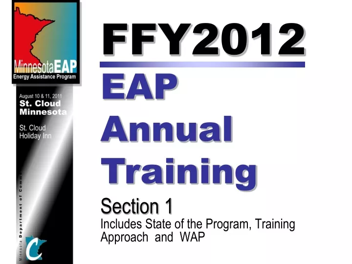 ffy2012 eap annual training section 1 includes