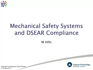 Mechanical Safety Systems and DSEAR Compliance