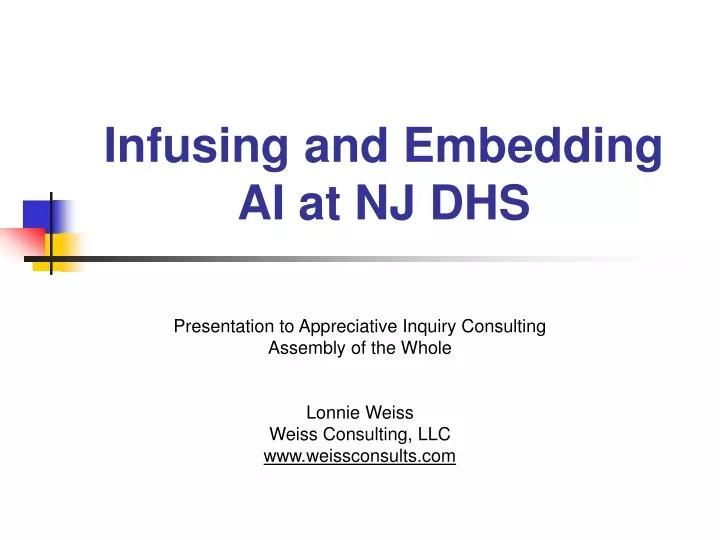 infusing and embedding ai at nj dhs