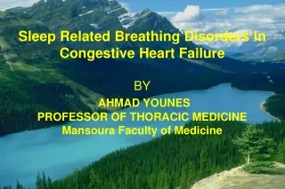 Sleep Related Breathing Disorders In Congestive Heart Failure