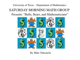 University of Texas – Department of Mathematics