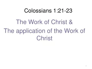 Colossians 1:21-23
