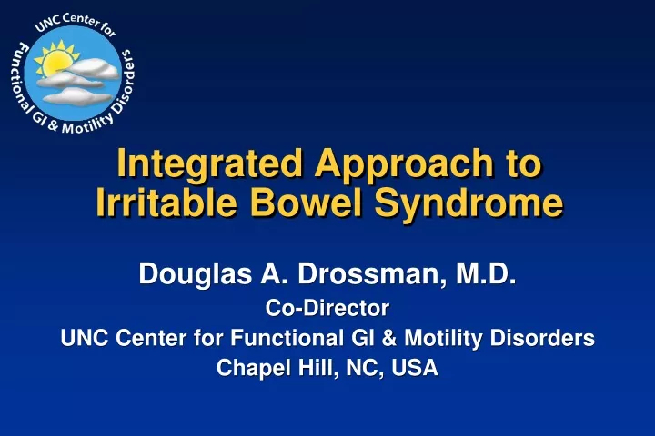 integrated approach to irritable bowel syndrome