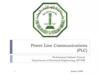 Power Line Communications (PLC)