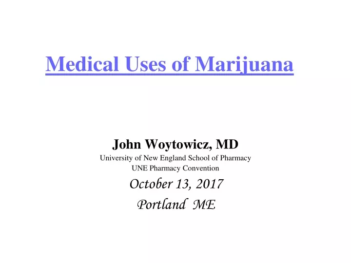 medical uses of marijuana