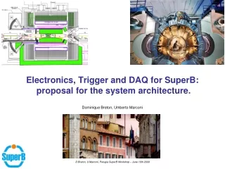 Electronics, Trigger and DAQ for SuperB:  proposal for the system architecture.