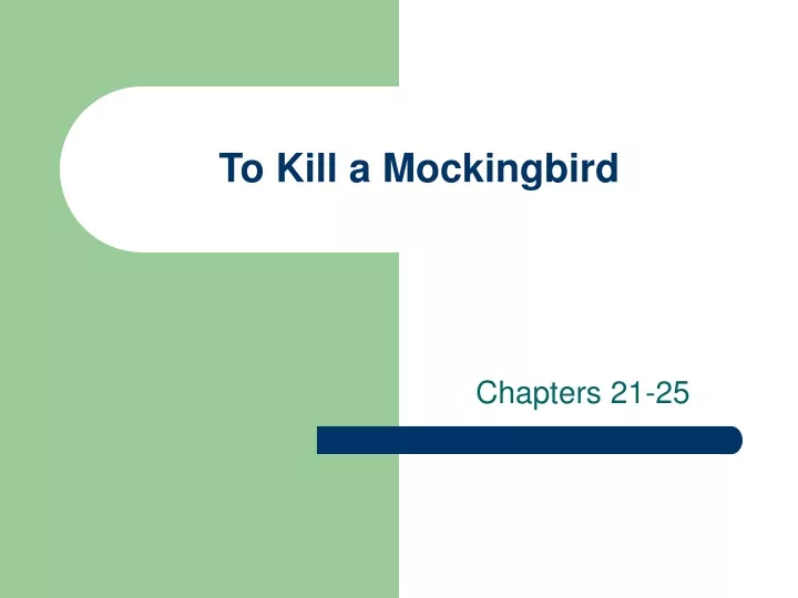 to kill a mockingbird