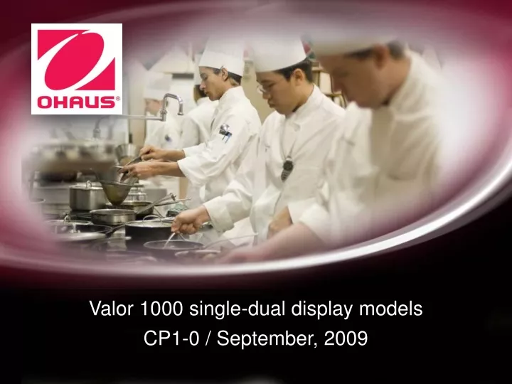 valor 1000 single dual display models cp1 0 september 2009