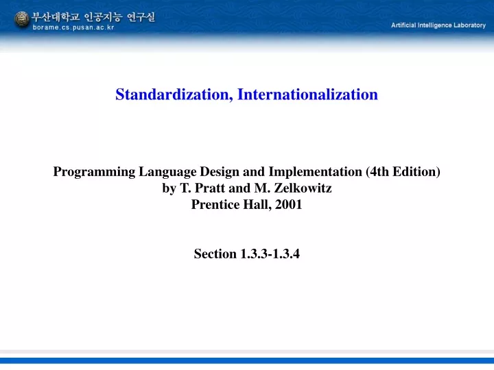 standardization internationalization programming