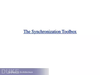 The Synchronization Toolbox