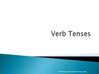 Verb Tenses