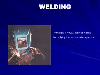 Welding is a process of metal joining  by applying heat and sometimes pressure