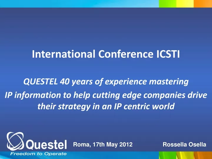 international conference icsti