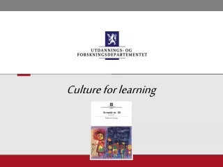 Culture  for learning