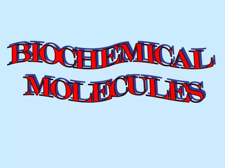 biochemical molecules